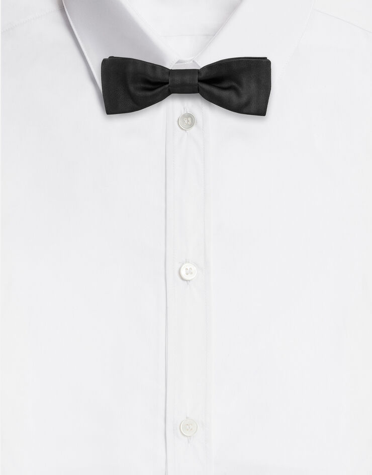 Dolce & Gabbana Silk satin bow tie  BLACK GR052EGG827