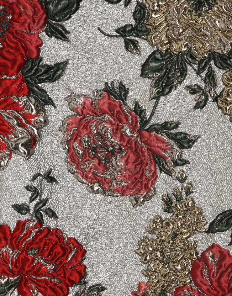 Dolce & Gabbana Floral jacquard dress Multicolor F6AMRTHJMRI