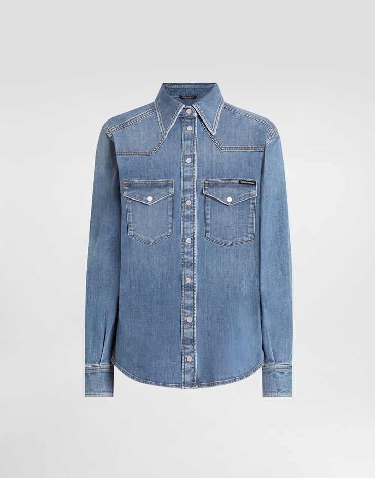 Dolce & Gabbana 丹宁衬衫 多色 F5T64DG8NR6