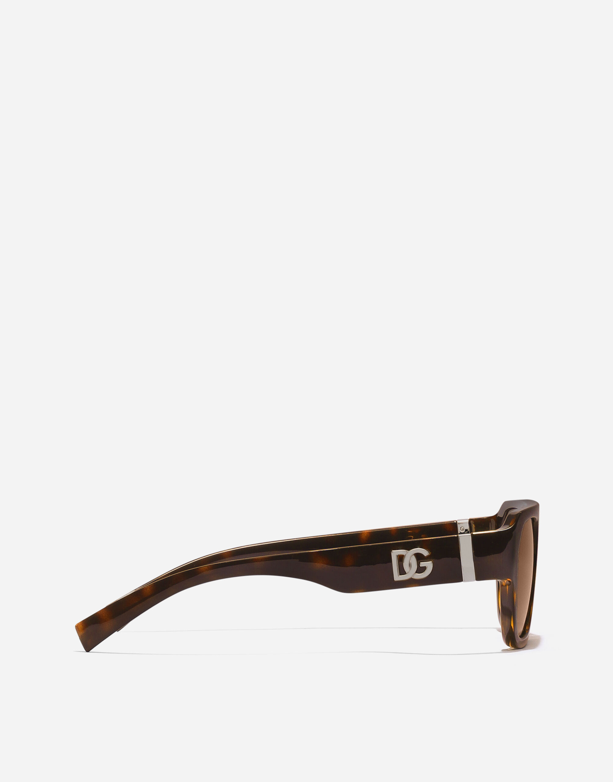 DG Crossed Sunglasses in Havana for Women | Dolce&Gabbana® US