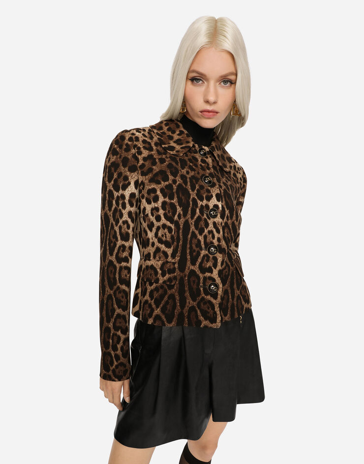 Dolce & Gabbana GIACCA Animal Print F26DPTFS2A3