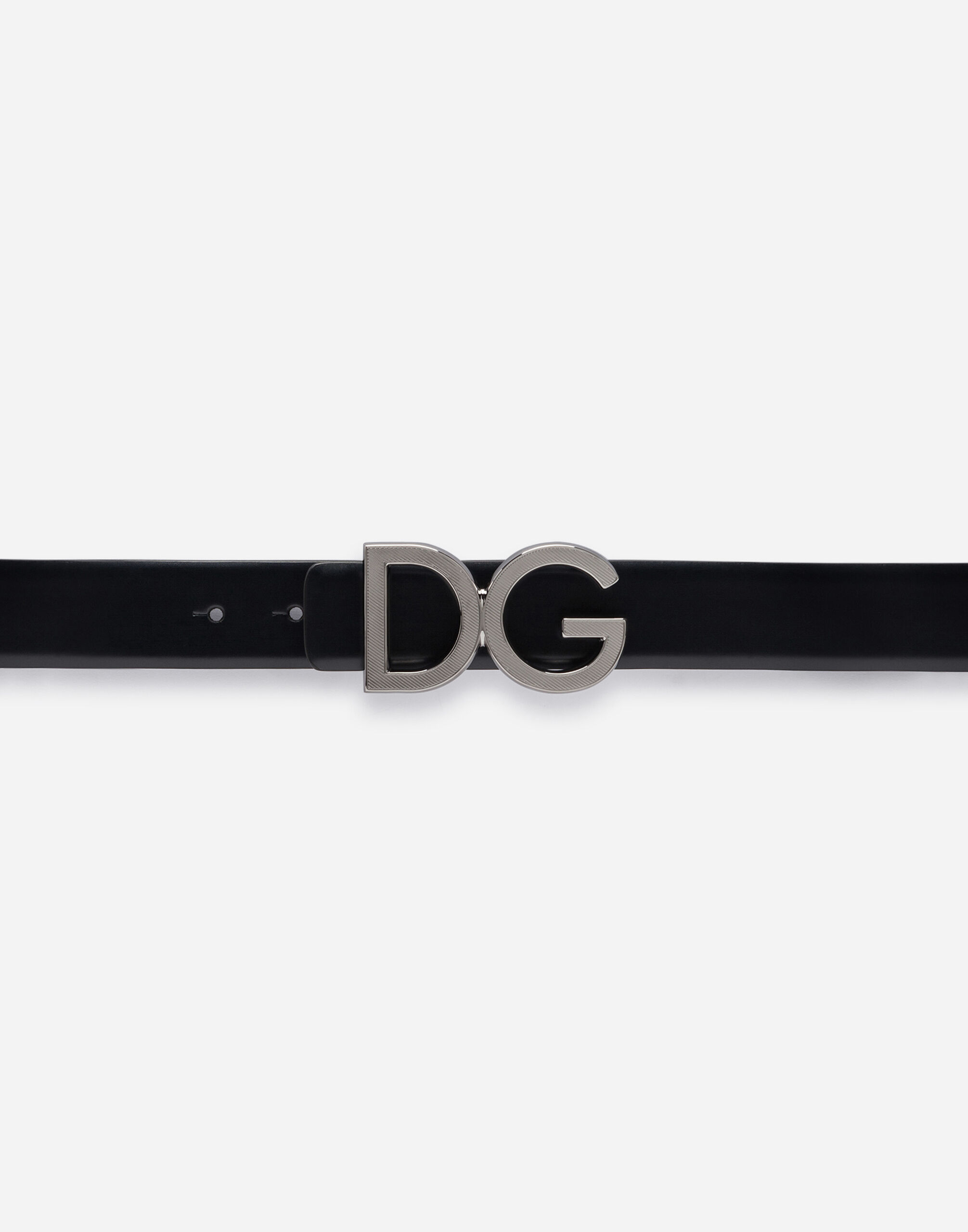 ブルーのメンズ ベルト カーフスキン DGロゴ | Dolce&Gabbana®