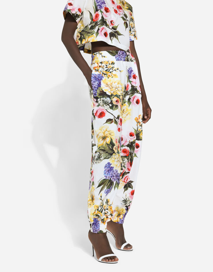 Dolce & Gabbana Pantalon boule à imprimé jardin Imprimé FTCJ5THS5Q1