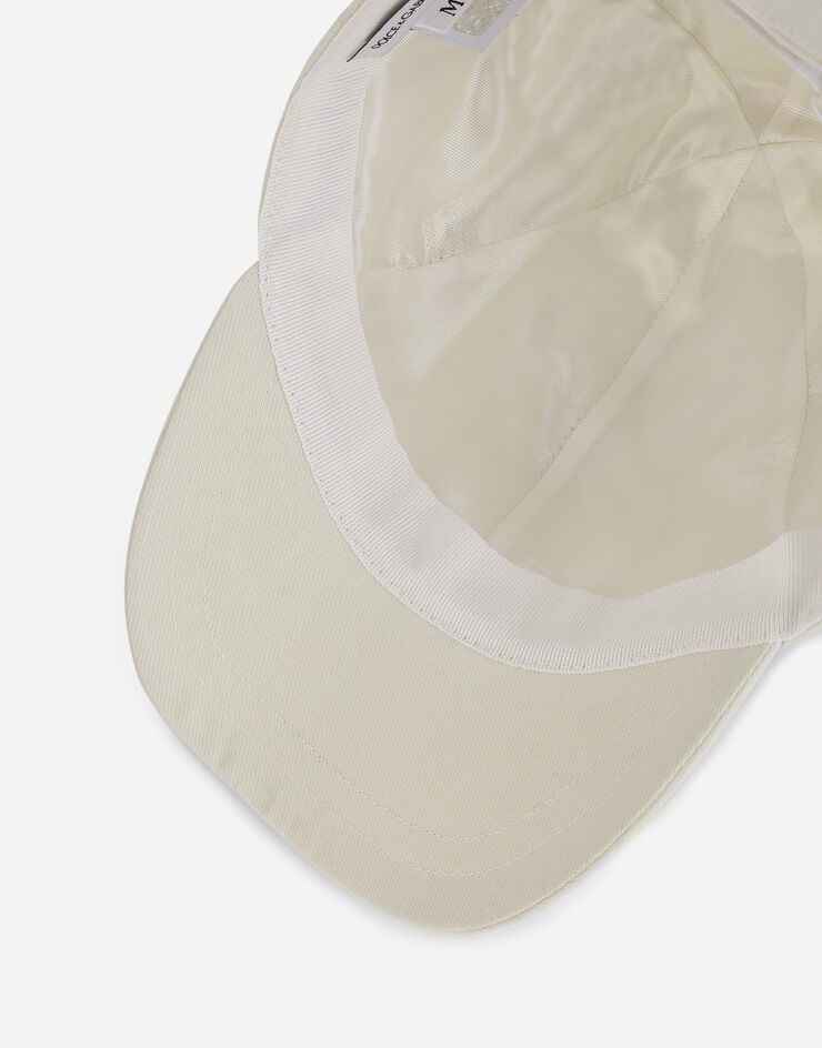 Dolce & Gabbana Gorra de béisbol con Dolce&Gabbana bordado Blanco LB4H80G7CG1