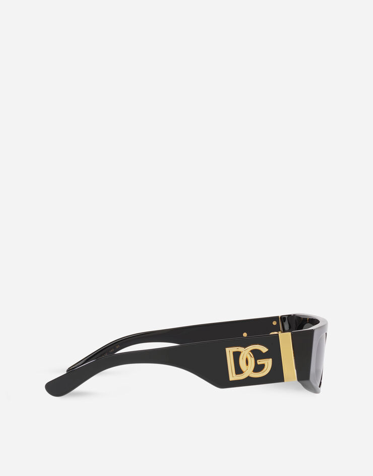 Dolce & Gabbana DG Crossed Sunglasses Black VG4411VP187