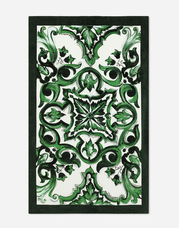 Dolce & Gabbana Terry Cotton Beach Towel Multicolor TCF013TCAHD