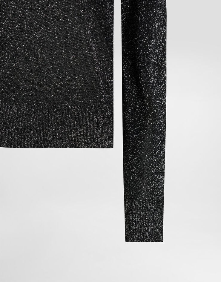 Dolce & Gabbana Metallic viscose pullover Multicolor FXW73TJGMCE