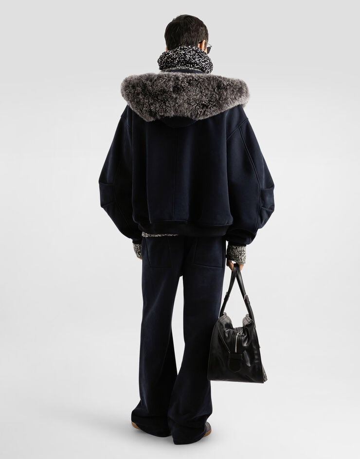 Dolce & Gabbana Rollkragenpullover aus Wollmix Multicolor GXW37TJFMIK