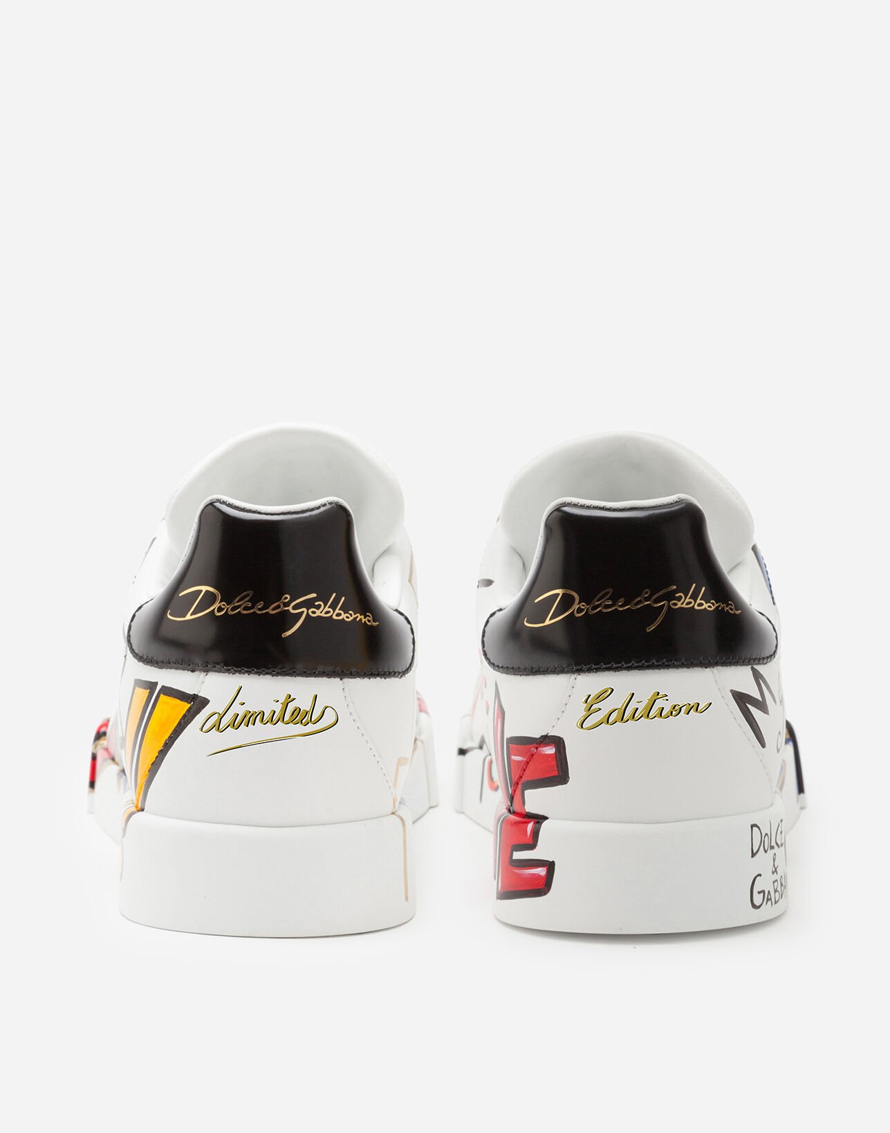 New DGLimited Portofino sneakers in WHITE for Dolce Gabbana US