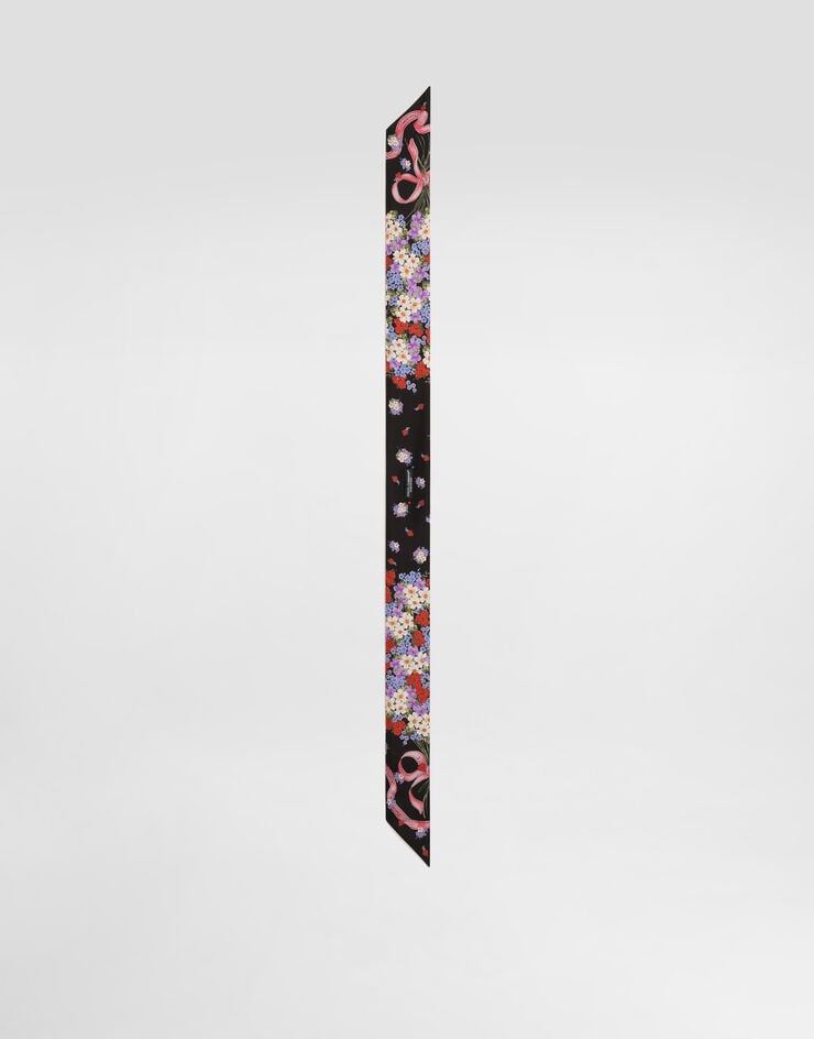 Dolce & Gabbana Small floral-print silk twill bandeau 6x100 Dolce & Gabbana Small floral-print silk twill bandeau 6x100 Multicolor FS215AGDDLI