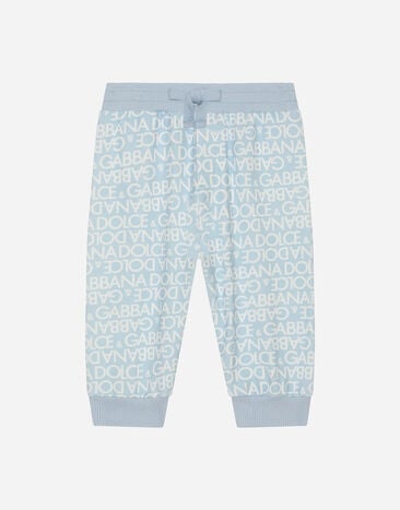 Dolce & Gabbana Pantalon de jogging en jersey à imprimé Logomanie Imprimé L1JQS2HS7OD