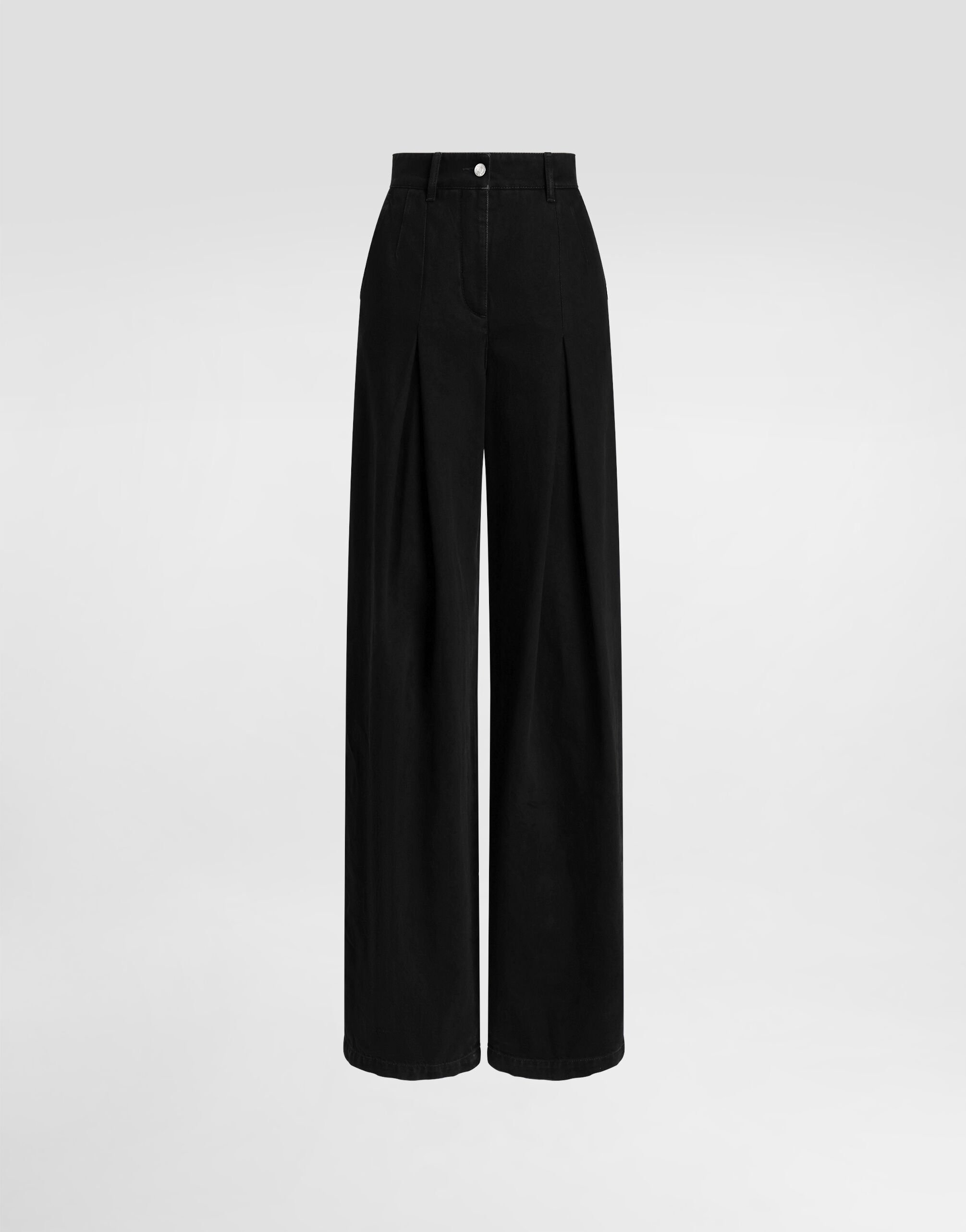 5-pocket denim trousers in Multicolor for Women | Dolce&Gabbana® US