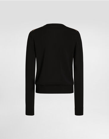 Dolce & Gabbana 라이트웨이트 플레인 니트 가디건 멀티 컬러 FXV10TJGMIQ