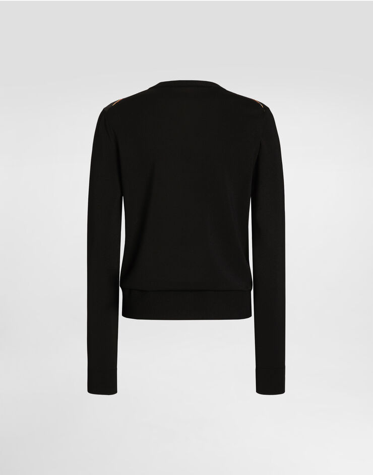 Dolce & Gabbana 라이트웨이트 플레인 니트 가디건 멀티 컬러 FXV10TJGMIQ