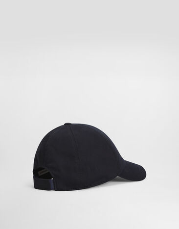 Dolce & Gabbana Gorra con visera de gabardina con logotipo DG Azul LB4H80G7O2V