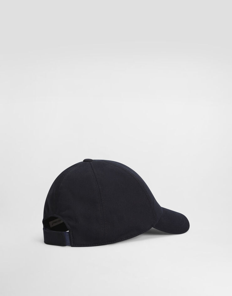Dolce & Gabbana Gorra con visera de gabardina con logotipo DG Azul LB4H80G7O2V