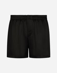 Dolce & Gabbana Silk shorts Black M3A27TFU1AU
