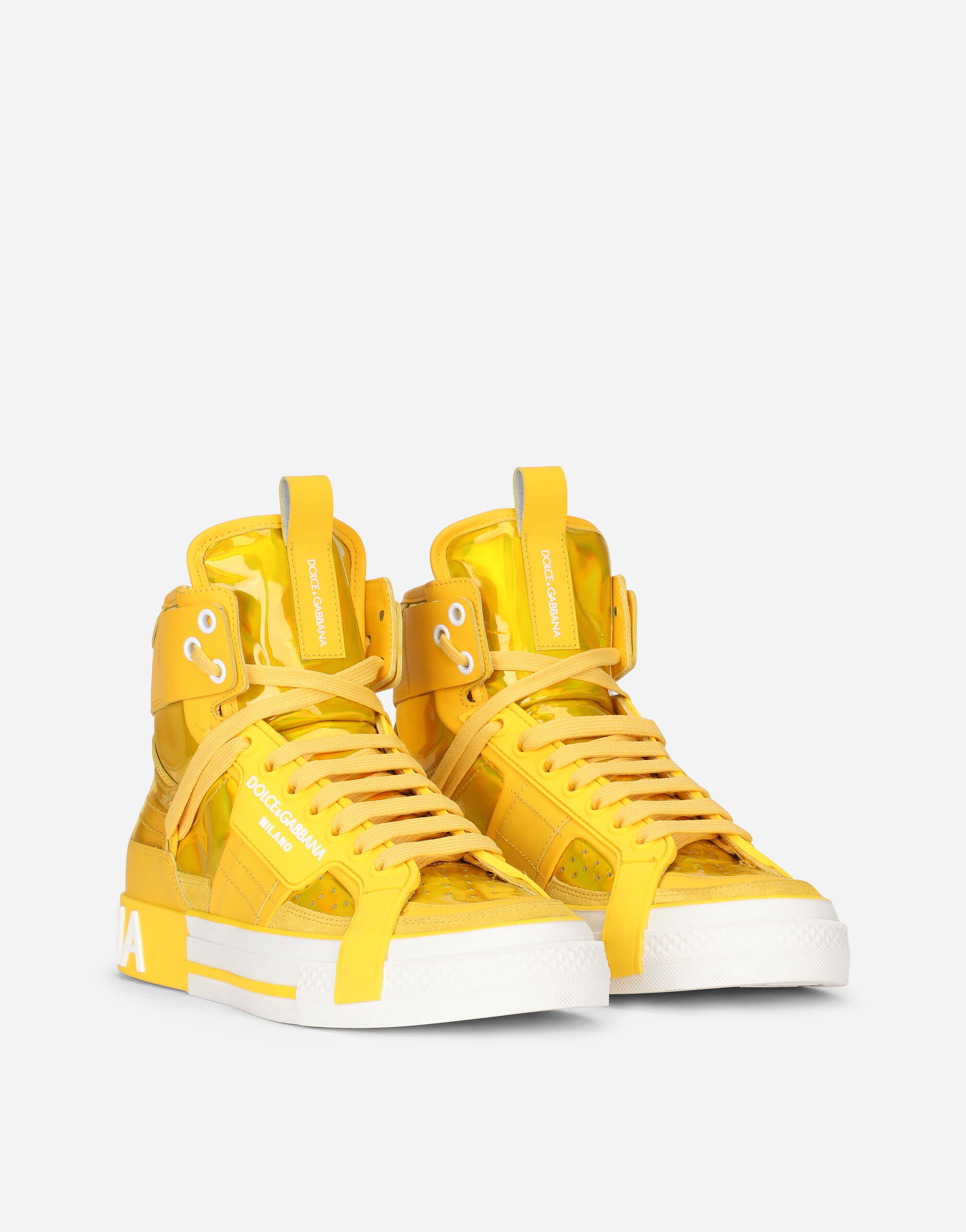 Dolce gabbana top sneakers yellow