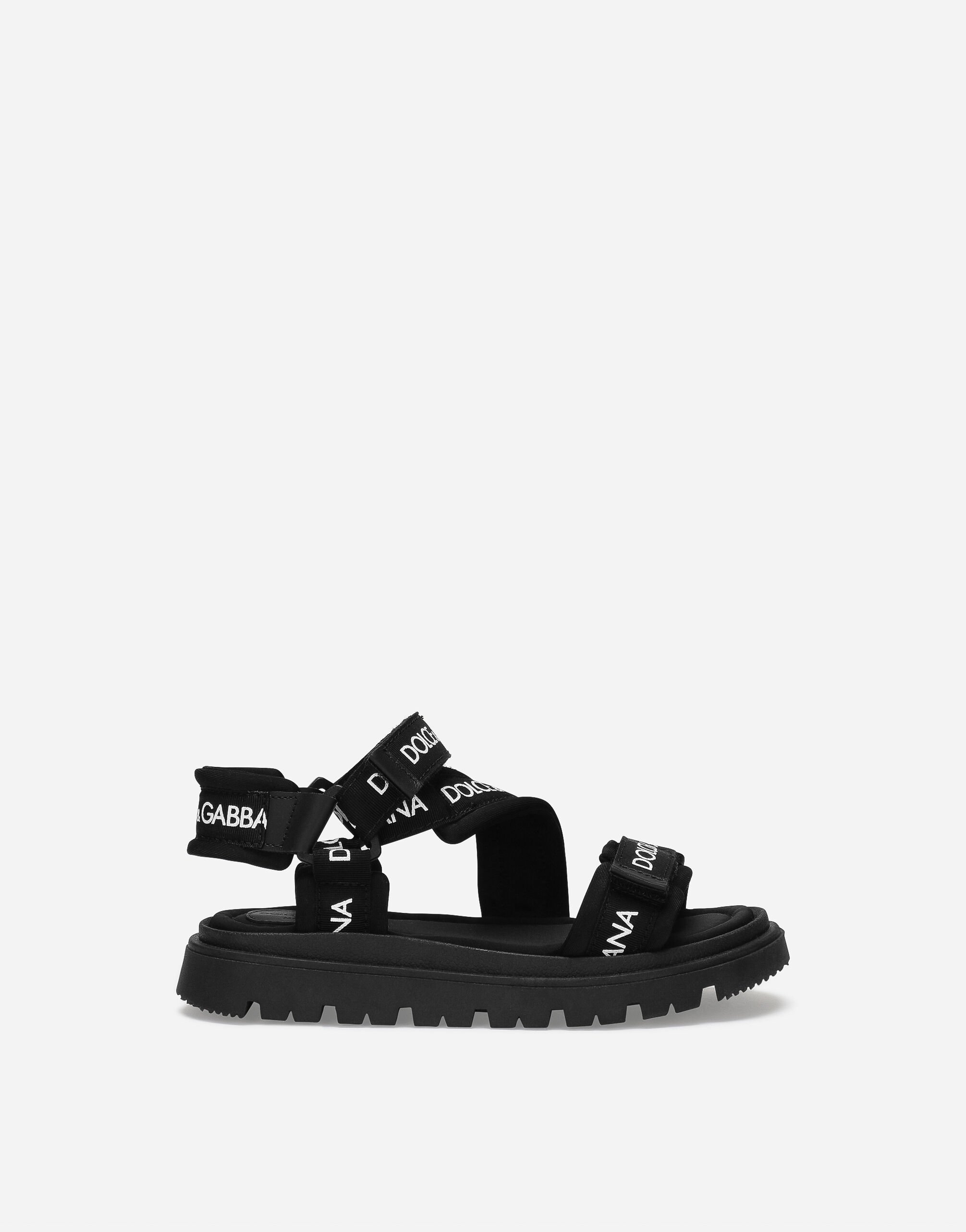 Dolce & Gabbana Sandalen aus Grosgrain Rosa DA5195A4659