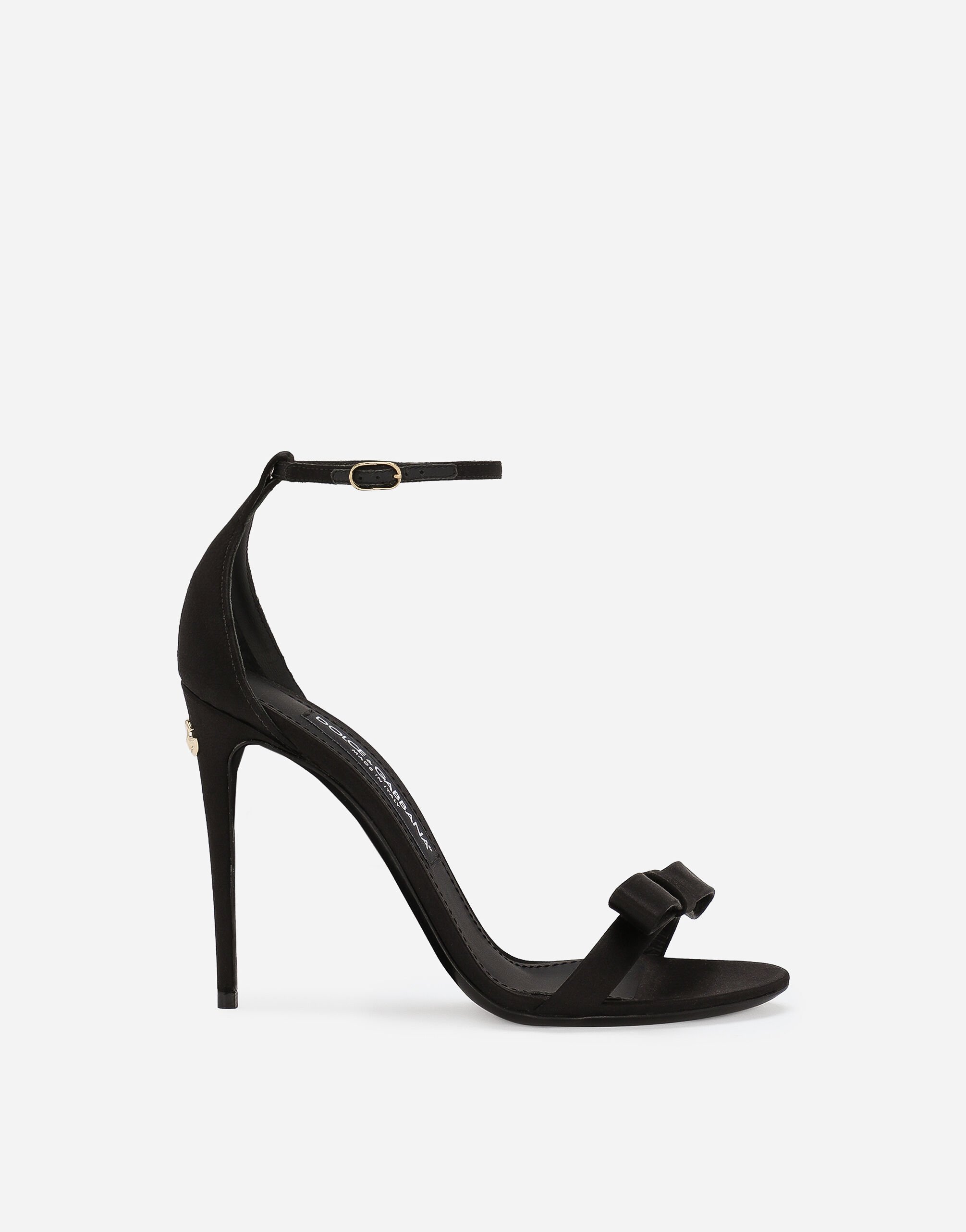 Dolce & Gabbana Satin sandals Black CG0680A1037