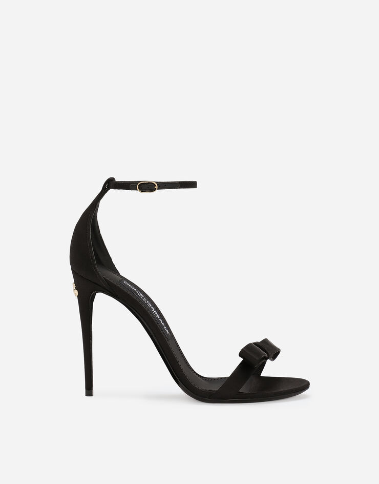 Dolce&Gabbana Satin sandals Black CR1617A7630