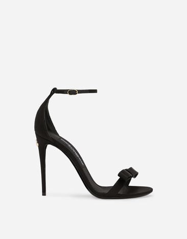 Dolce & Gabbana Satin sandals Denim CR0739AO621