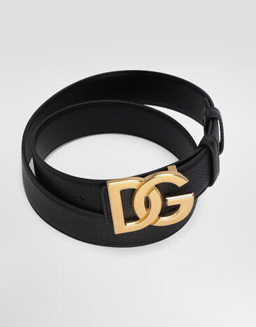 Dolce & Gabbana Calfskin belt Black BC4994A0742