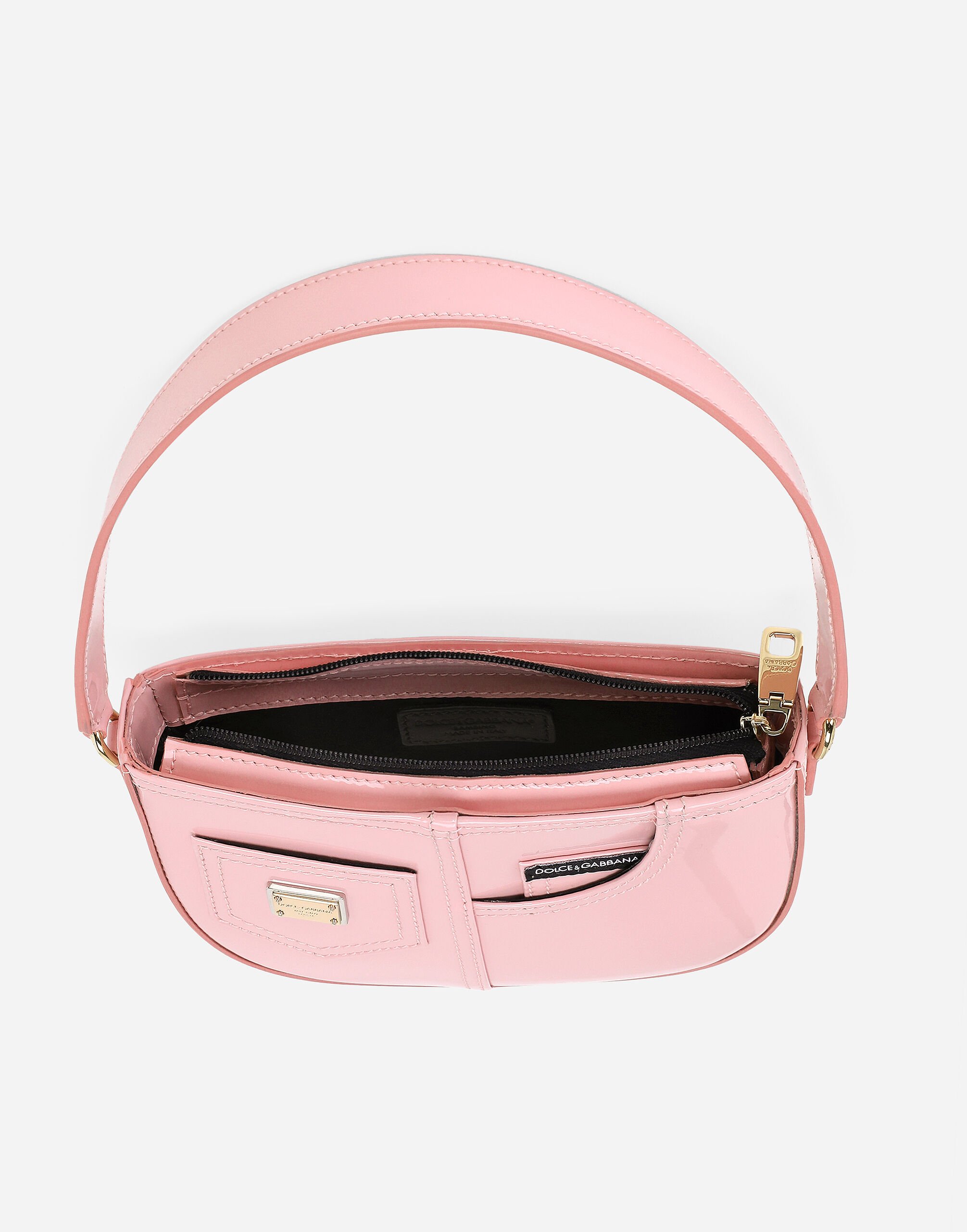 Patent leather DG Girlie shoulder bag