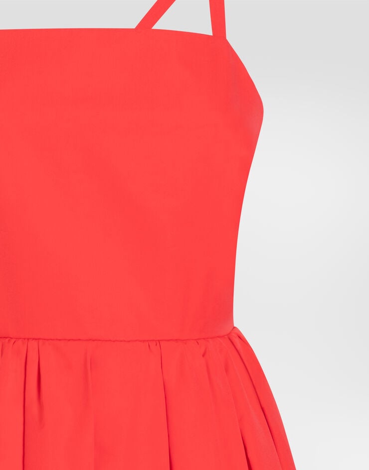 Dolce & Gabbana Vestido corto en algodón Dolce & Gabbana Vestido corto en algodón Orange F615VTFU62Q
