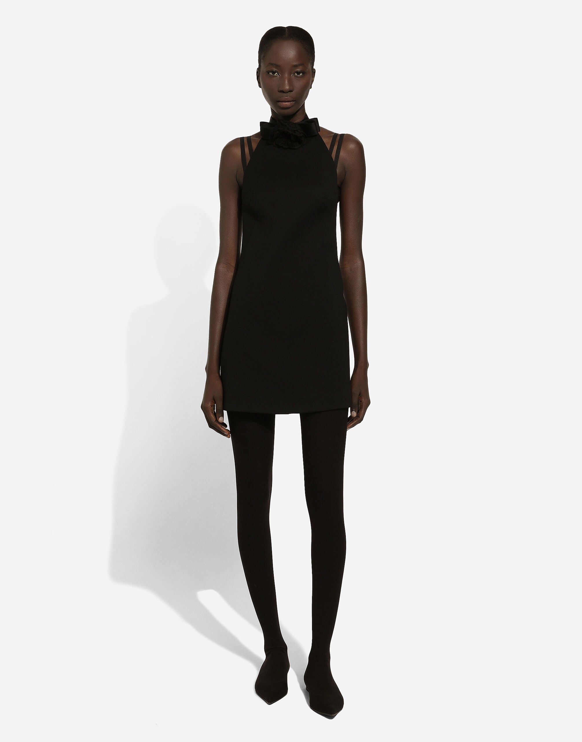 Black sales woolen dress