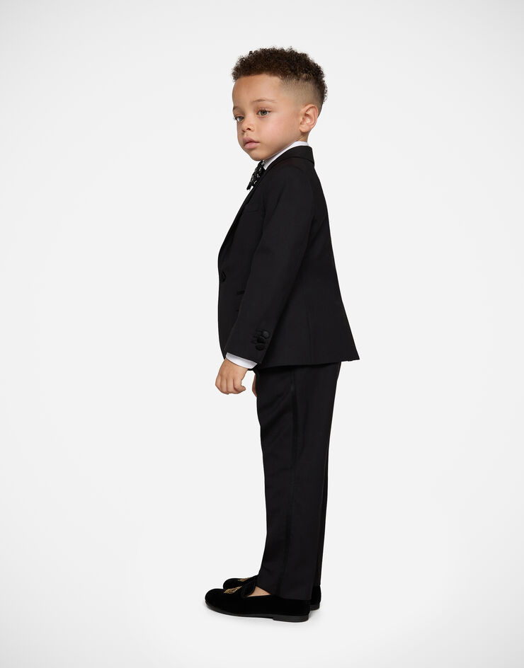 Dolce & Gabbana Einreihiger smoking aus stretch-wollstoff SCHWARZ L41U49FUBBG