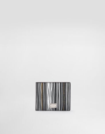 Dolce & Gabbana Stripe-print calfskin wallet Dolce & Gabbana Stripe-print calfskin wallet Multicolor BP3102A0692