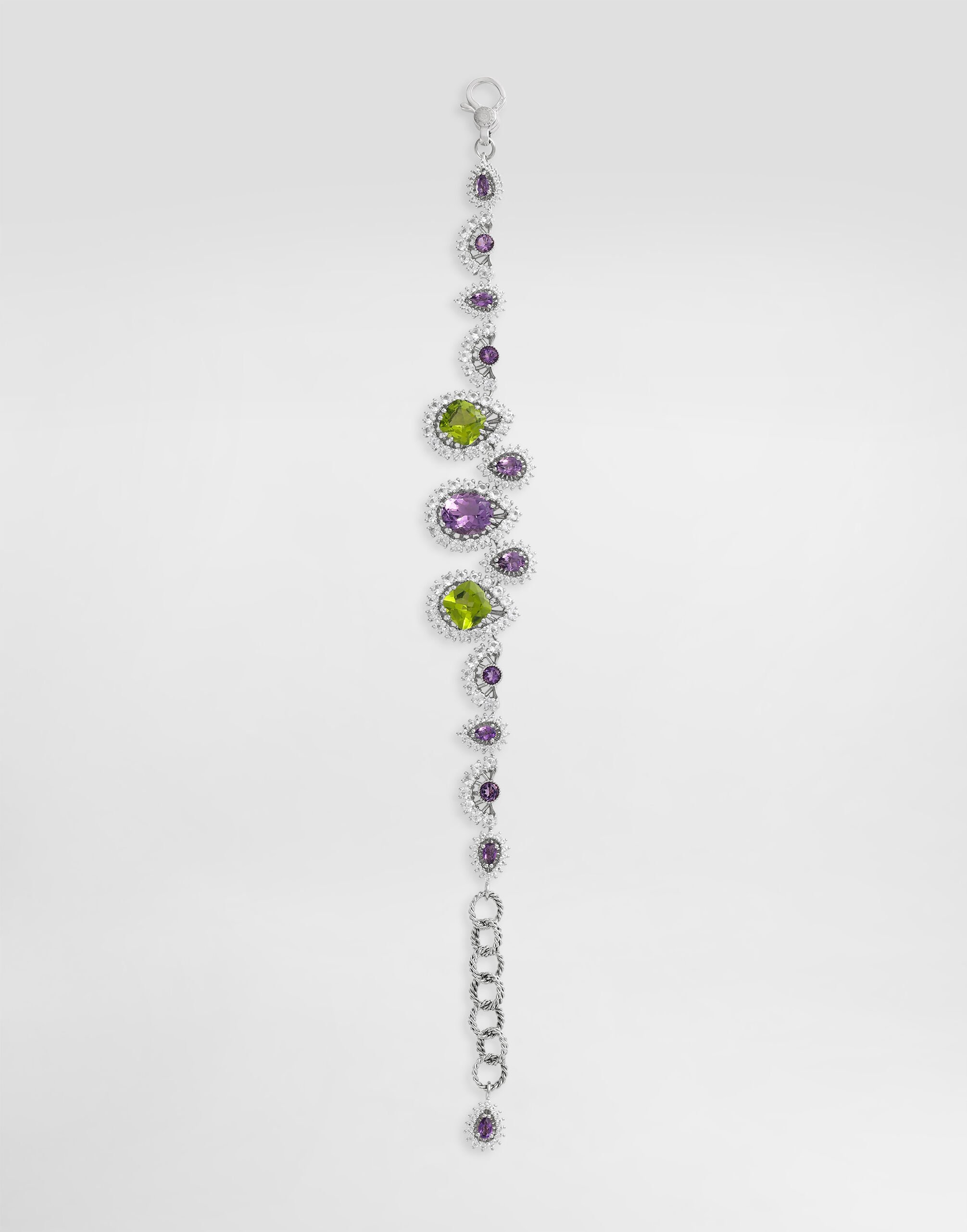 ゴールドブレスレット：ストーン＆ダイヤモンド | DG®