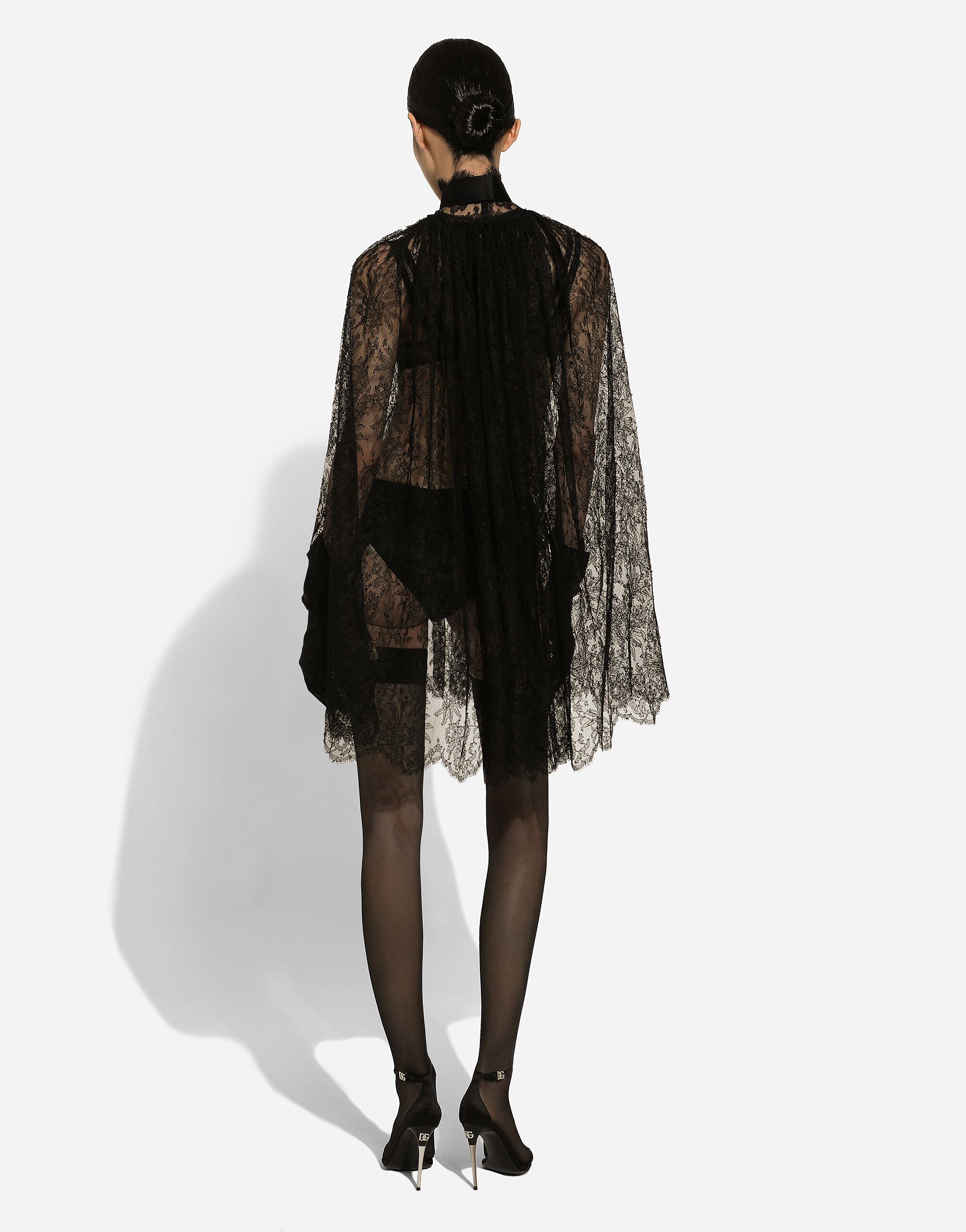 Dolce & Gabbana FN092RGDDASHA9CN 関税送料込 Short lace corset dress in Black for Women | Dolce&Gabbana® US