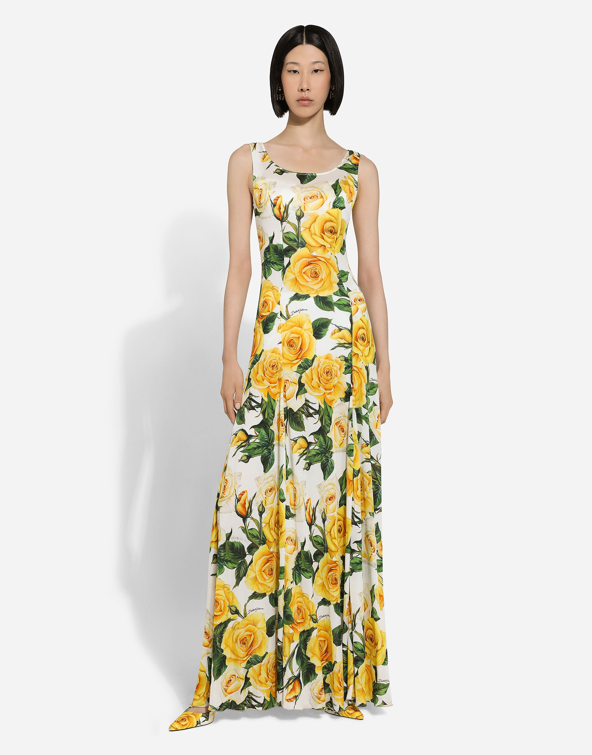 Dolce gabbana yellow dress outlet