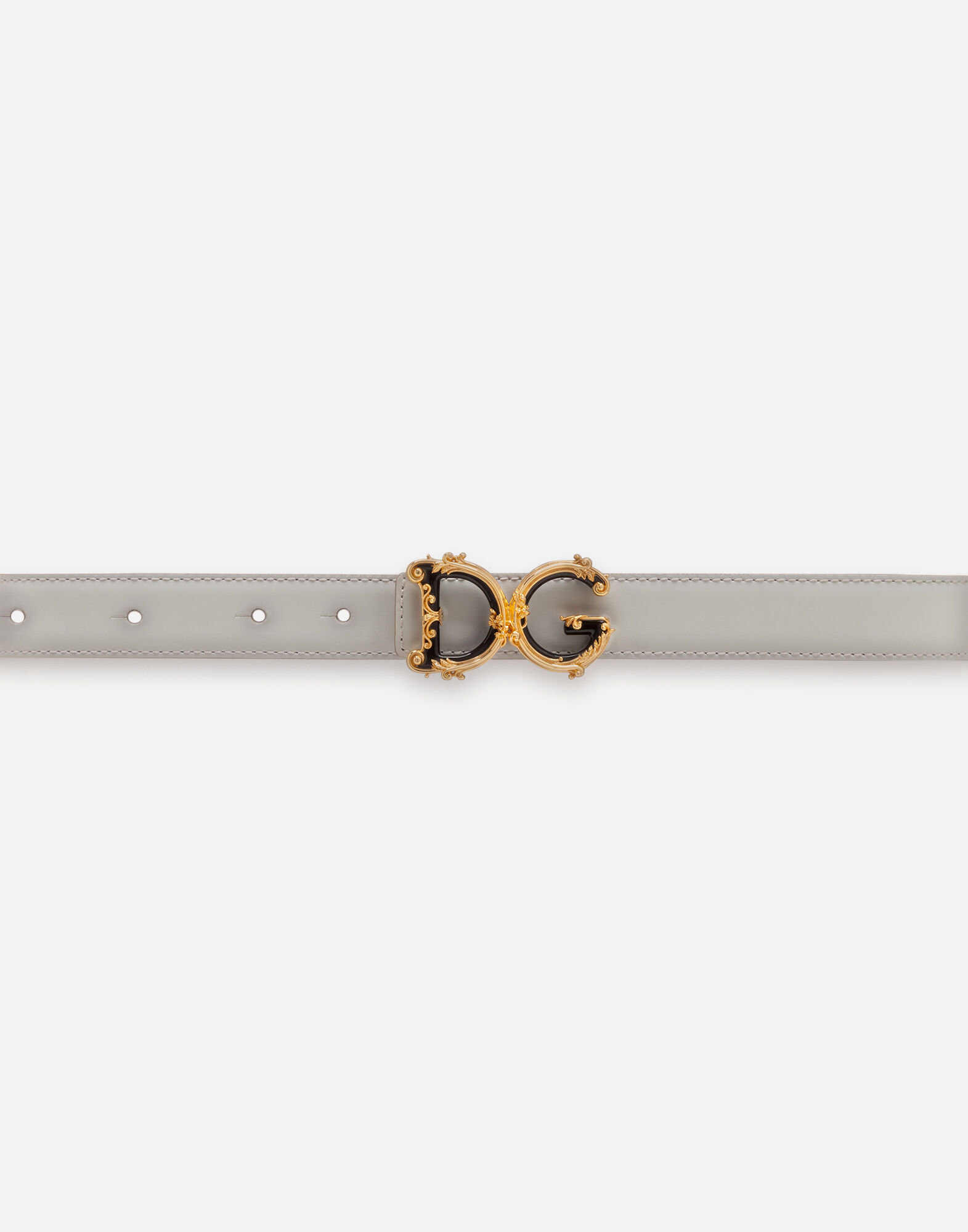 White dolce and gabbana belt online