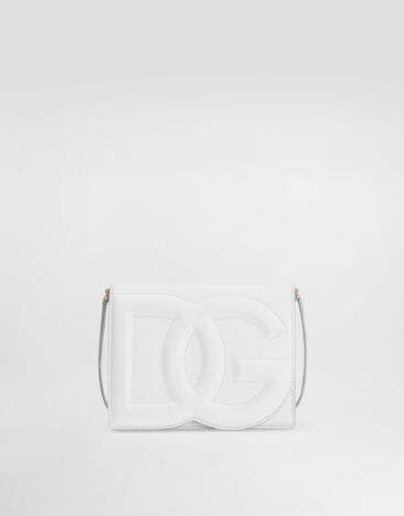 Dolce & Gabbana Calfskin DG Logo Bag crossbody bag White BB7287AW576