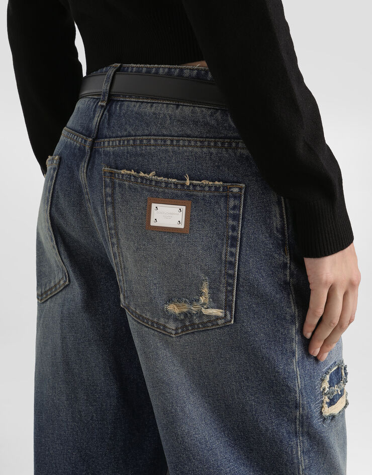 Dolce & Gabbana 5-pocket denim trousers Multicolor FTC8CDG8NR4