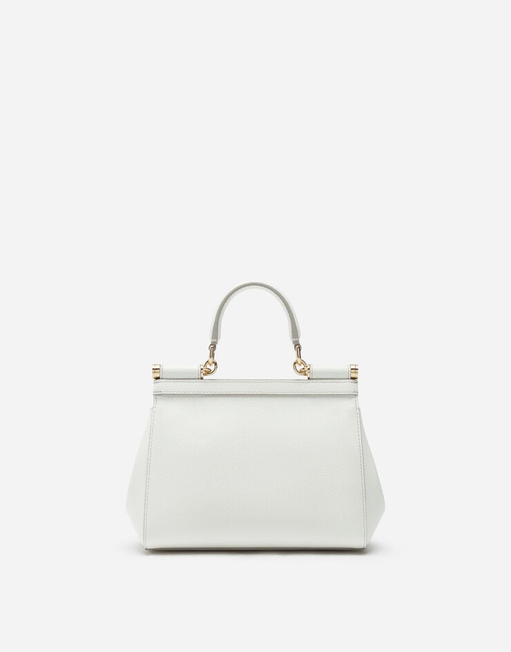 Dolce & Gabbana حقيبة يد Sicily متوسطة أبيض BB6003A1001