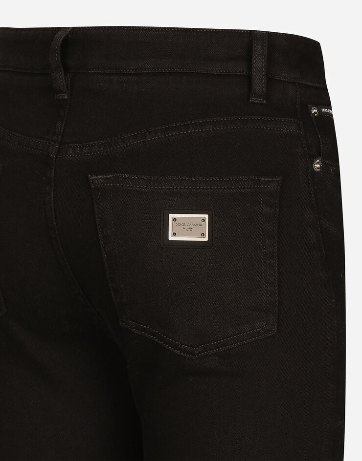 Dolce & Gabbana Vaqueros skinny Audrey en denim de algodón Multicolor FTC67DG8LV2