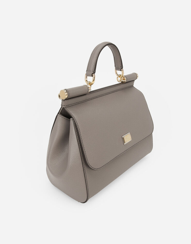 Dolce & Gabbana Henkeltasche Sicily groß Grau BB6002B1001