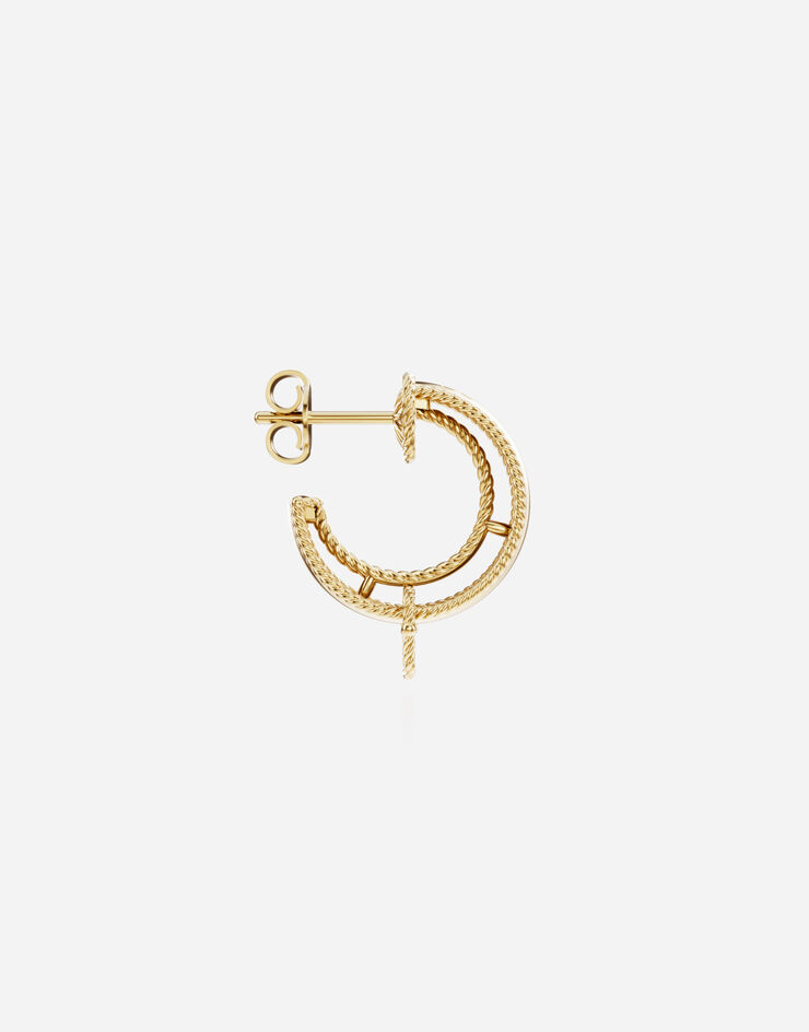 Dolce & Gabbana Boucle d’oreille Rainbow Alphabet en or jaune 18 ct Doré WSNR1GWYE01