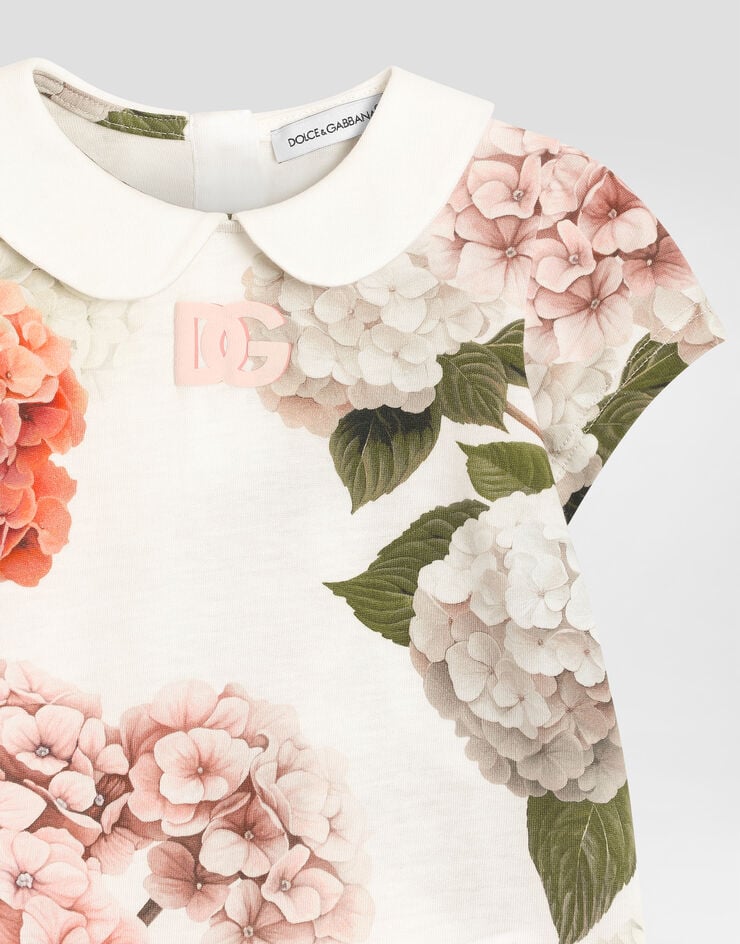 Dolce & Gabbana Hydrangea-print jersey gift set Multicolor L2JOY1II7JR