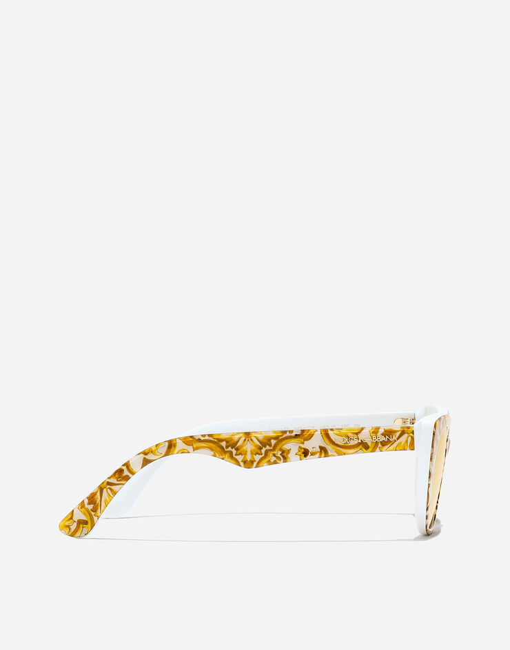 Dolce & Gabbana Maiolica Gialla sunglasses Yellow Maiolica Print VG442CVP47P