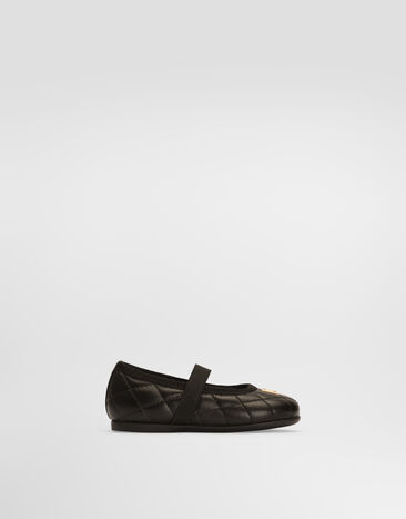 Dolce & Gabbana Nappa leather ballet flats Black D20119A0988