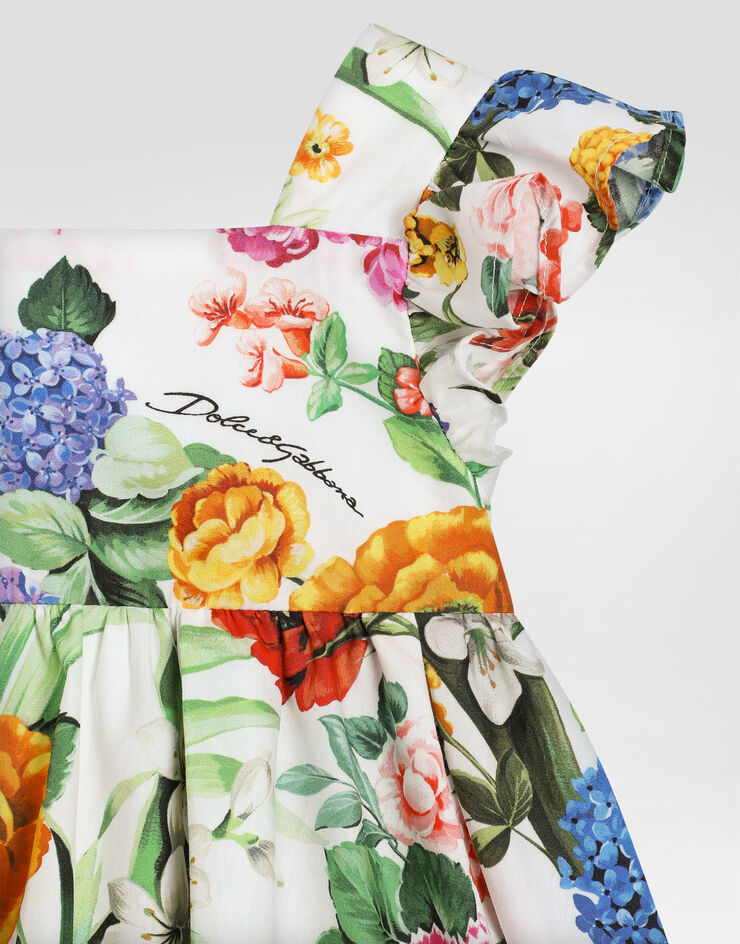 Dolce & Gabbana Poplin dress with floral print Print L24DG1HS5TC