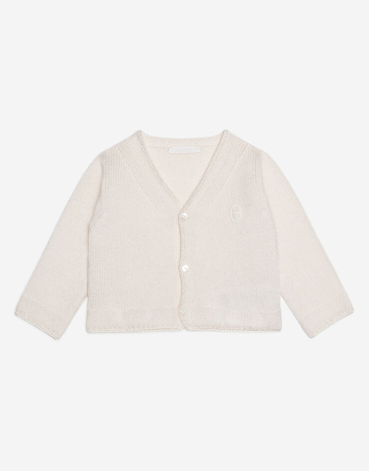 Dolce & Gabbana Cardigan in cashmere Bianco L0EGC3LK062