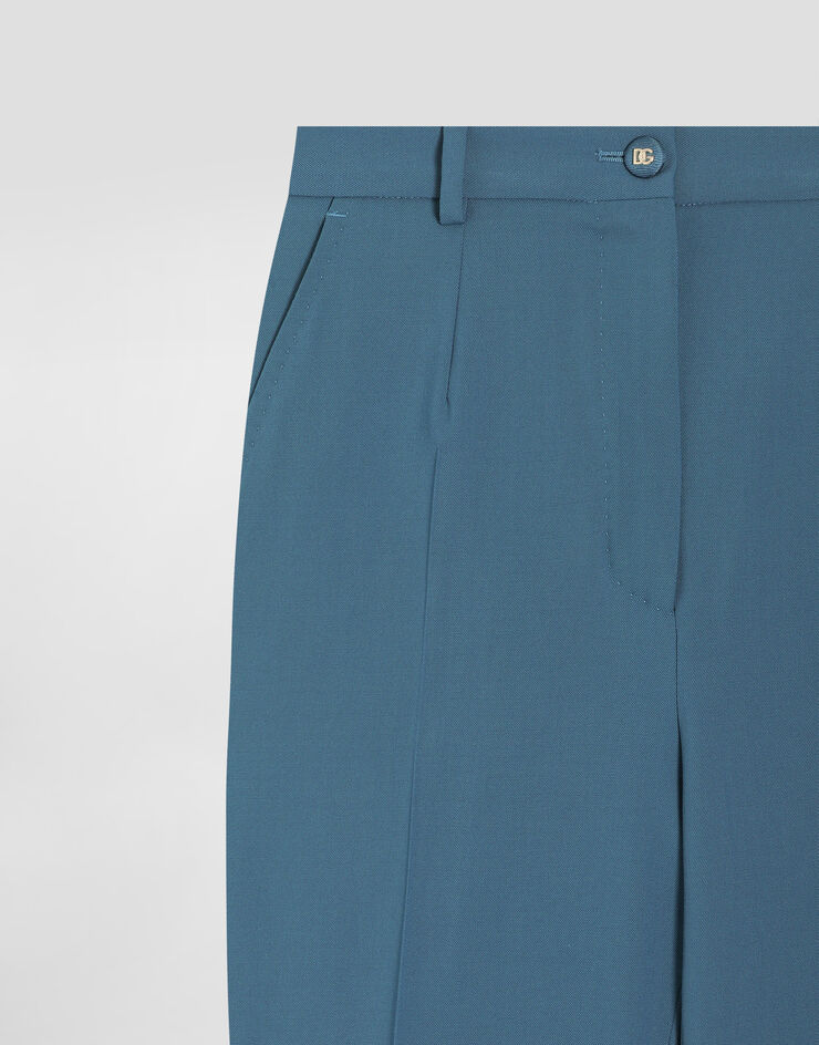 Dolce & Gabbana Wool trousers Blue FTAM2TGDDPS
