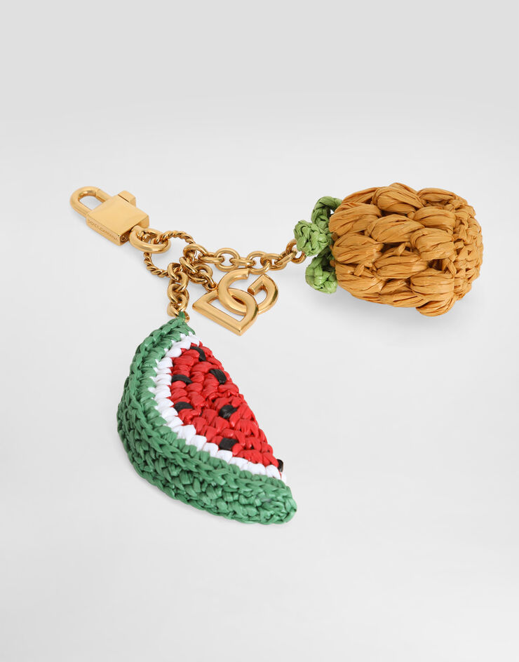 Dolce & Gabbana ميدالية مفاتيح من معدن بتعليقات Multicolor BP3465A0715