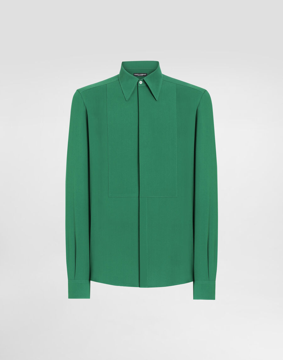 Crêpe de chine gold shirt